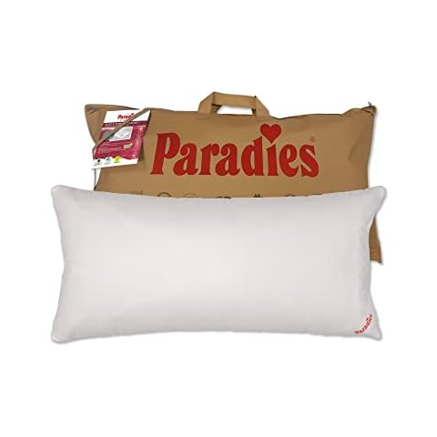 PARADIES Kopfkissen 40x80 cm - Softy Top Bio medium, mittelfestes Schlafkissen mit Reißverschluss Cover