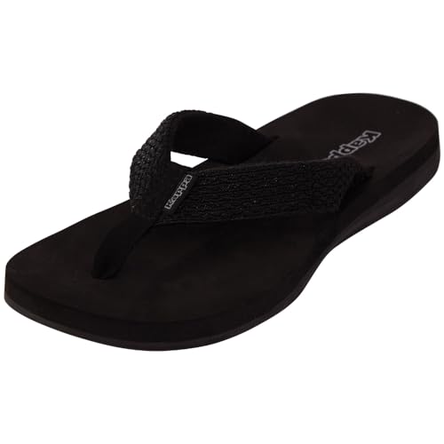 Kappa Unisex STYLECODE: 242668GC PAHOA GC Flipflop, Black/Grey, 39 EU