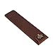 Bloepum 4X Leather Pen Pouch Holder Single Pencil Bag Pen Case with Snap Button for Rollerball Fountain Ballpoint Pen-Brown