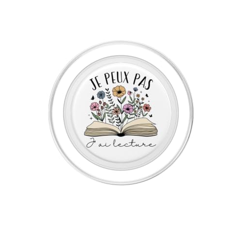 Je Peux Pas J’AI Lecture Cadeau Lectrice Livre Fleurs PopSockets PopGrip pour MagSafe – vue 2