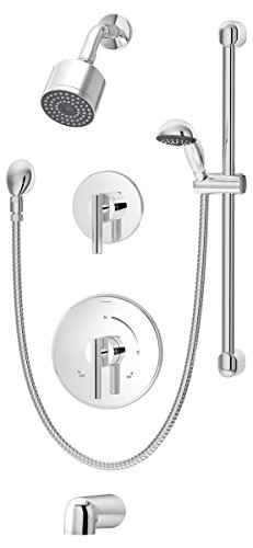 Symmons 3506-H321-V-CYL-B-TRM Dia Tub/Shower Trim, Chrome