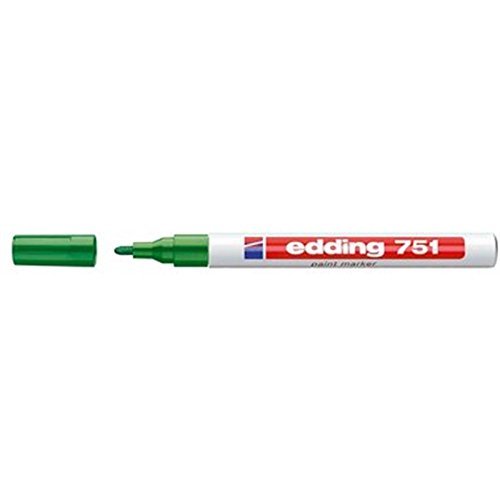 edding 751 PAINT MARKER PEN BULLET TIP - GREEN (PACK OF 3)