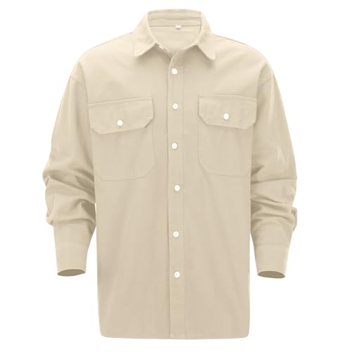 Veste chemise cargo confortable avec poches pour un look streetwear chic