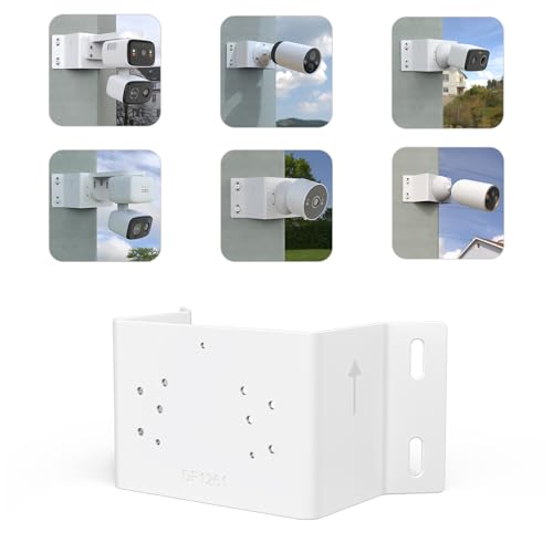 OkeMeeo Outside Metal Corner Mount for Tapo C246D/C236/C216/C113/C420/C400/C400 KIT/C460, Security Camera Mount for 270° Unobstructed View