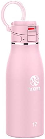 Takeya Traveler Insulated Coffee Mug with Leak Proof Lid, BPA Free, 17 Ounce, Blush