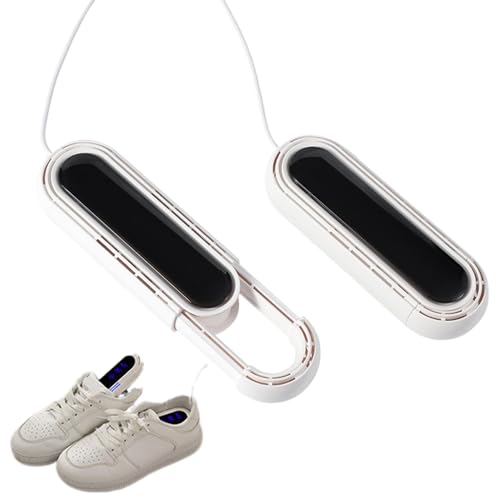 Secadora de ropa, secadora para zapatillas, Secador de arranque portátil para botas de trabajo con temporizador - Carga USB Cargas de baloncesto retráctil, desodorizante de zapatos domésticos a sé