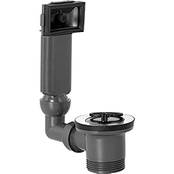 Rebosadero Fregadero Cornat Rezyklat T353404R - Juego de desagüe y rebosadero para fregaderos estándar (1 1/2 pulgadas, fabricado con plásticos reciclados)