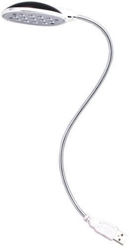 Daffodil ULT130 LED Flexible Light Lamp with 13 Bright LED Bulbs and a Flexible Gooseneck/Plugs into Your PC or Mac to Light-up The Keyboard and Screen. No Battery Needed