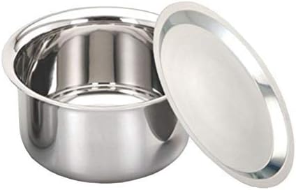 Patila/Bhagona/Tapeli Stainless Steel with LID (Stainless Steel, 750 ML)