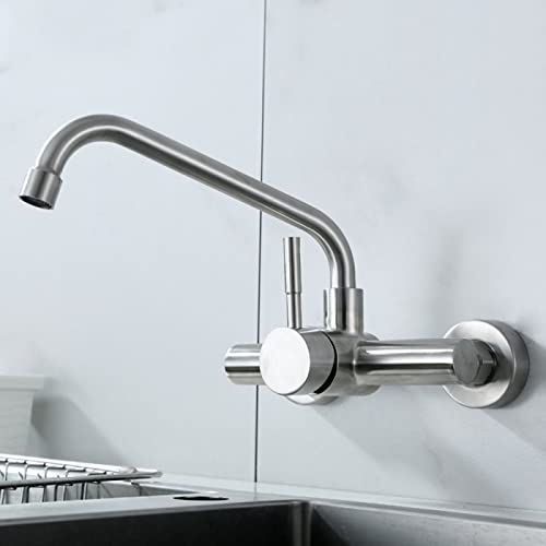 Grifo de cocina de montaje en pared para optimizar espacio en fregaderos pequeños 2