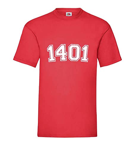 T-shirt rouge homme grande taille XXXL vêtement coton uni