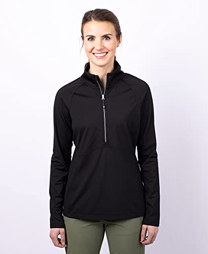 Cutter & Buck Adapt Eco Knit Stretch Recycled Womens Half Zip Pullover3