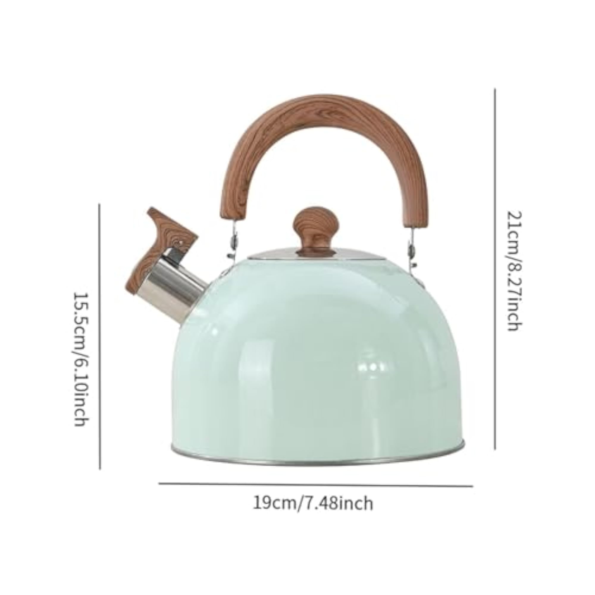 2.5L Leakproof Teakettle Beverage Jug for Kitchen and Camping, Green
