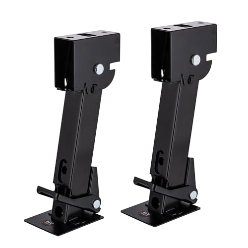 KATSU 2 Pezzi Supporti Stabilizzatori per Camper, Martinetti Stabilizzatori per Camper Telescopici Pieghevoli 11-1/2
