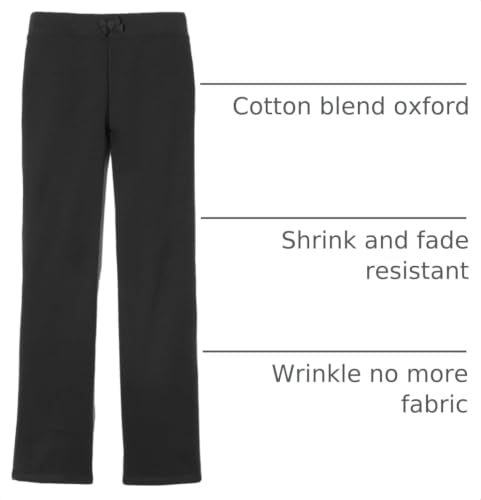 Image of French Toast Toddler Girl's Fleece Sweatpant Pants, Black, 2T