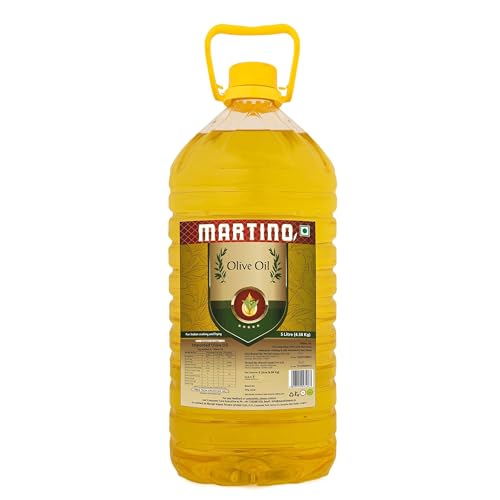Image of Martino Extra Light Olive Oil 5 Litre | Classic for Indian Cooking | Neutral Taste & Flavour | High Heat Stability | Ideal for Frying, Roasting, Sauteing & Everyday Cooking