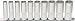 Produktbild KS Tools 917.1750 1/2" 12-kant.Stecknuss-Satz, lange Ausführung, 10-tlg.