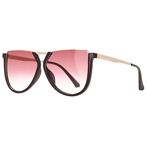 Lunettes de soleil polygonales contre l'éblouissement avec protection UV400 en métal