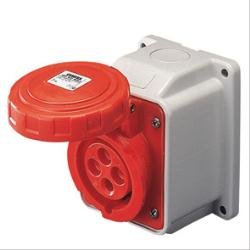 Socket-outlet Gewiss Gw63448 bleu idéal pour chantiers et ateliers 250V