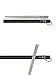 finessCity Chopsticks, 1 Pair of Chopstick, Titanium Chopsticks with Aluminium Case (Black)