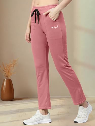 Image of Pinkmint Cotton Style Pyjamas for Women Combo l Stylish Side 2 Pockets l Gym Wear l Comfortable Track Pant