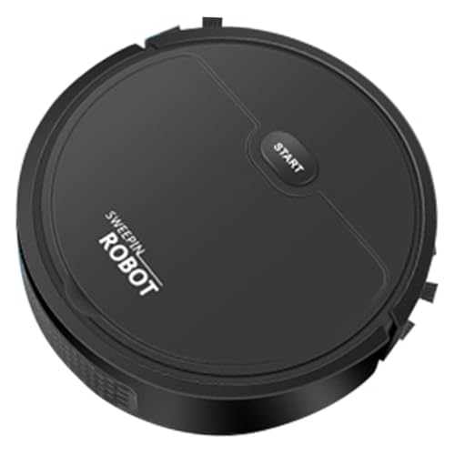 Robot Aspirador Automático Mini de Plástico Negro para Limpieza Doméstica Robot Aspirador Automático Mini de Plástico Negro para Limpieza Doméstica