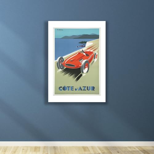 Affiche Côte d'Azur poster de voyage grand format XL mat - 5