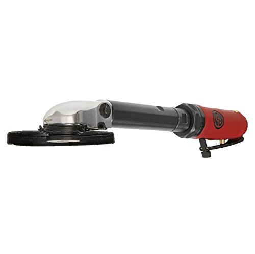 Chicago Pneumatic Cp9116 - 4 Inch (100 Mm) Air Angle Cut-Off Tool, Extended Reach, 1 Hp / 746 W, With 5 Norton Cutting Discs #TOP1