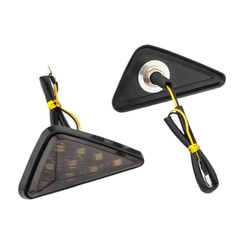 Clignotant LED universel moto momt à lentille teintée durable