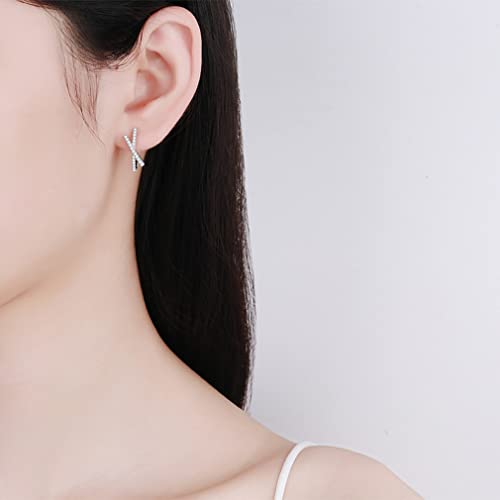 Boucles d'oreilles Moissanite anti-perte avec fermoir leverback sûr - 5