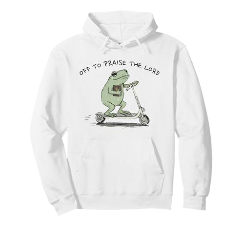 Off To Praise The Lord, Funny Christian Pullover Hoodie