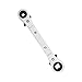 raddar Refrigeration Ratchet Wrench - Best for HVAC Service. Smooth Ratcheting Action and Strong Gear. 4 Different Sizes - 1/4