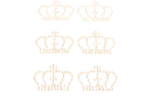 Adesivo Pet - Cartela de Adesivo Coroa Champanhe