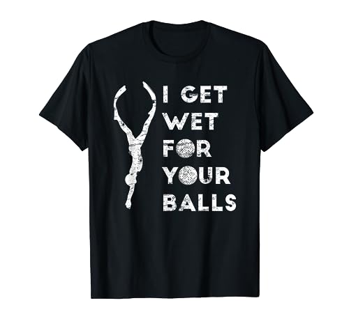 Funny I Get Wet For Your Balls - Golf Ball