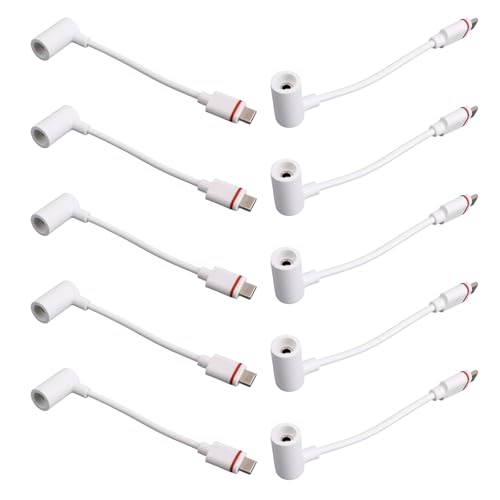 Adaptador de conector de barril blanco a USB-C para Spotlight Pro 2