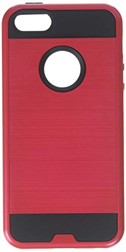 Preisvergleich Produktbild Asmyna Schutzhülle für Apple iPhone 5S / 5, Apple iPhone SE, Schwarz / Rot