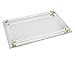 Studio Silversmith Mirror Vanity Tray with Gold Plated Accents 8 X 11 - Inches