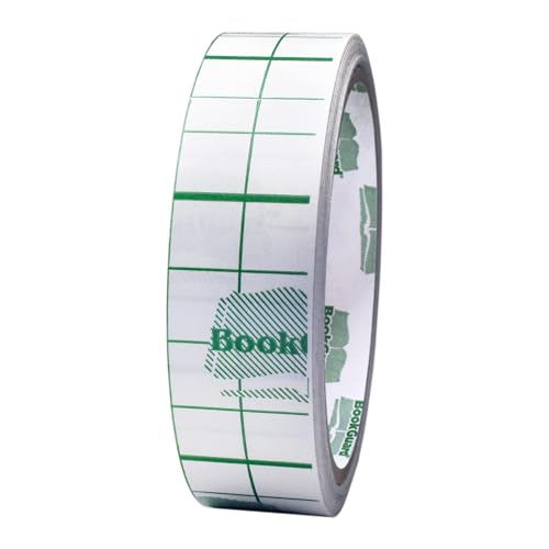 BookGuard 1 inch Clear Vinyl Roll Bookbinding Tape, Book Repairs, Librarian Tape, Transparent Vinyl Adhesive Tape, Archival Bookbinding Tape Roll - 10 Yards
