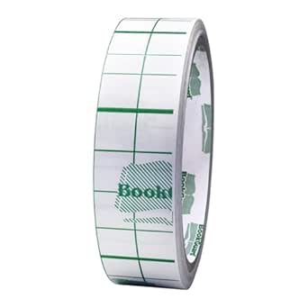 BookGuard 1 inch Clear Vinyl Roll Bookbinding Tape, 10 Yards