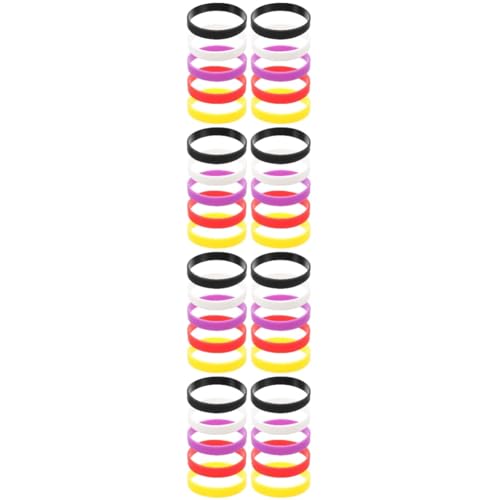 JOINPAYA 50pcs Sports Wristbands for Events Teams and Daily Wear Lightweight and Comfortable Fan Accessories for All Ages