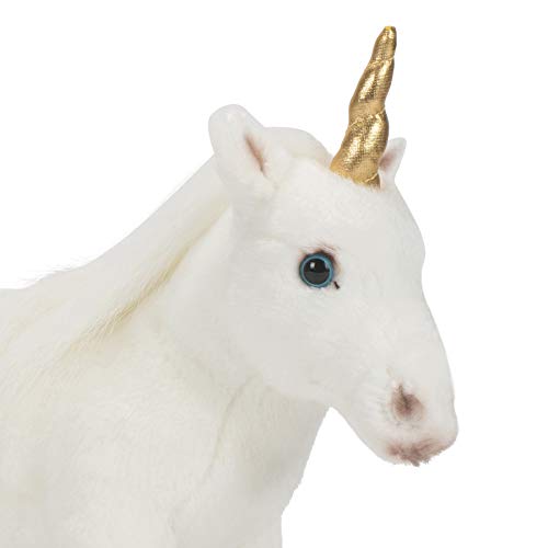 Demdaco Unicorn Magical Creature White 10 Inch Children's Soft Plush Stuffed Animal Toy #TOP5