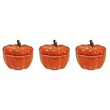 3 Piezas Candelero Luces De Té Vela Decorativa Decoración De Calabaza De Resina Portavelas De Calabaza De Halloween Adornos De Calabaza Figura De Calabaza Mostrar Cerámica Delicado