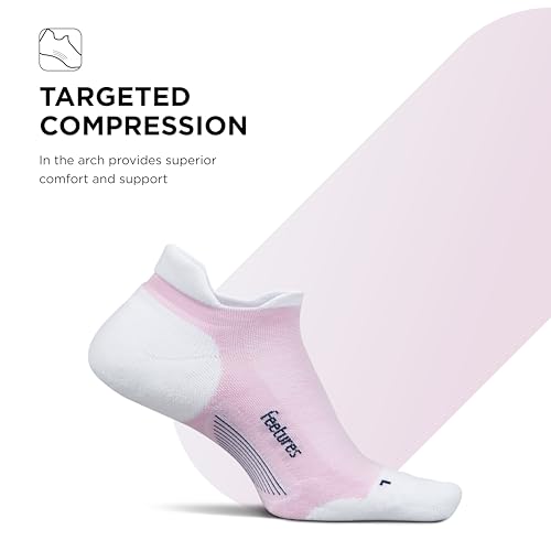 Image of Feetures Elite Golf Max Cushion Tab Ankle Socks - Sport Sock with Targeted Compression