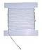 Produktbild Jalousieschnur 0,8 mm für Plissee Faltstore Weiss 10 m, reißfest, dehnungsfrei, 100% Polyester