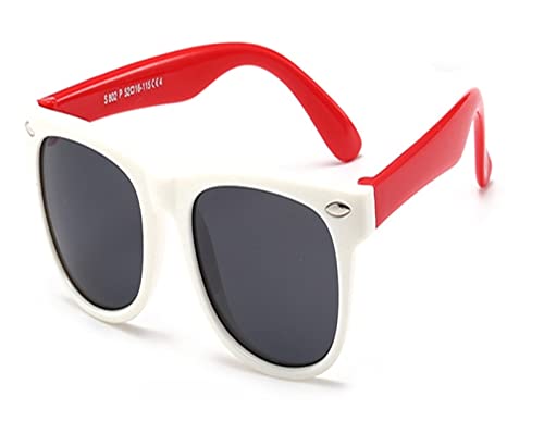 OHEODVQY Polarized Sunglasses Classic Fashion Glasses Sunglasses(White Red)