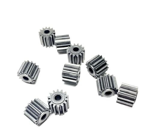 Quincaillerie de pignon moteur transmission mécani 10 pièces 0,6 M 14T diamètre du trou 3,05 mm engrenage de moteur en métal engrenages droits de précision