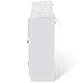 vidaXL Armario/Vitrina Material MDF de Pared para Libros/DVD/Cristalería Color Blanco