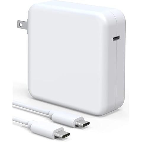 Charger for Mac Book Pro Mac Book Air 2024 2023 2022 2021 2020 13 14 15 16 Inch M1 M2 M3,108W/96W/70W USB-C Power Adapter,Include 7.2ft Cable as Fast as Original Quality Cover