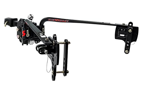 Camco Eaz-Lift Recurve R6 600Lb Weight Distribution Hitch | Features 800Lb Max Tongue Weight Rating, 2-Inch Ball Has A 8,000Lb Max Rating, And Adaptive Sway Control | (48779) #TOP2