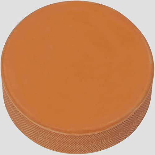 Tronx Weighted Ice Hockey Pucks | 6 Pack | Orange Weighted Training Official Ice Hockey Pucks 10 Ounces #TOP1